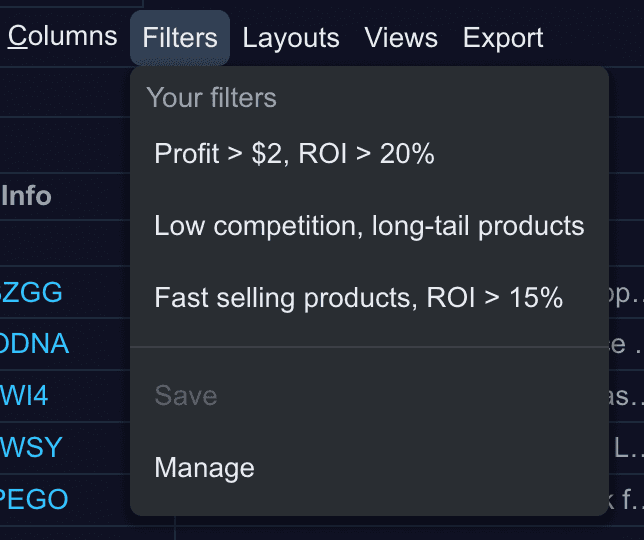 amazon-scanning-tool-saved-filters