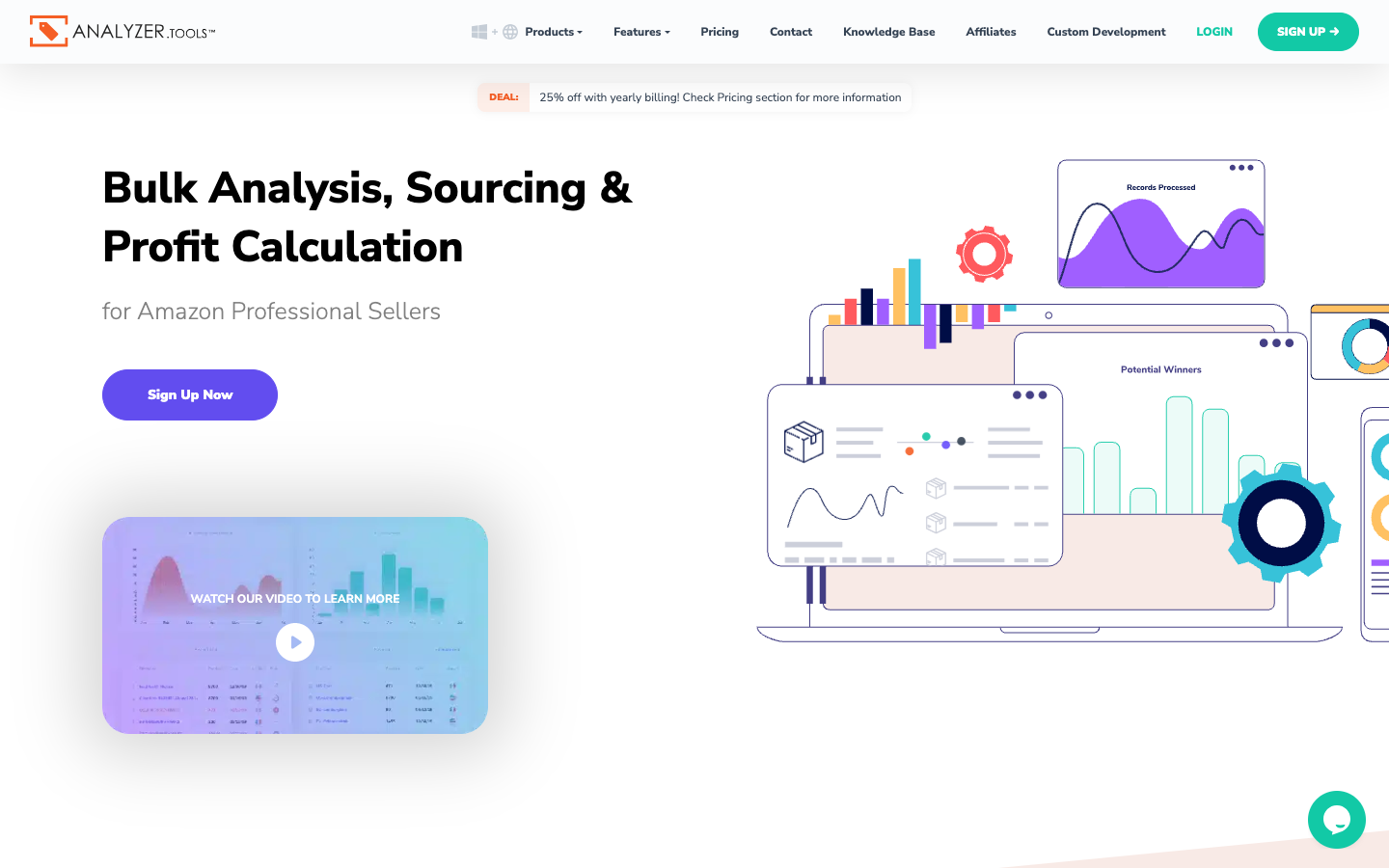 Analyzer.tools homepage